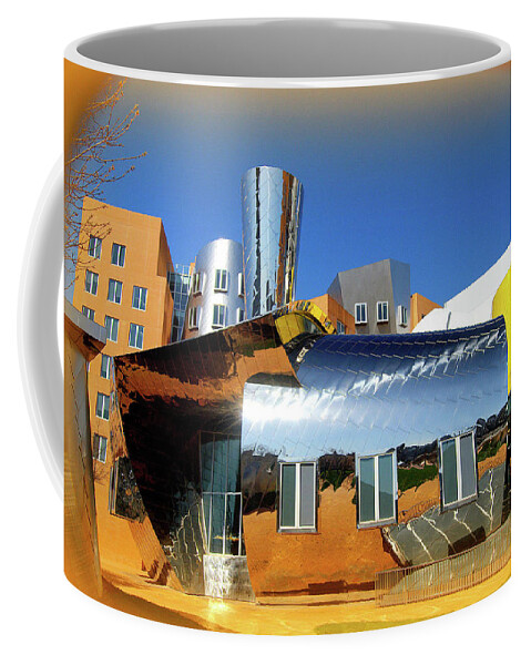 University Coffee Mug featuring the photograph Stata at MIT by Caroline Stella
