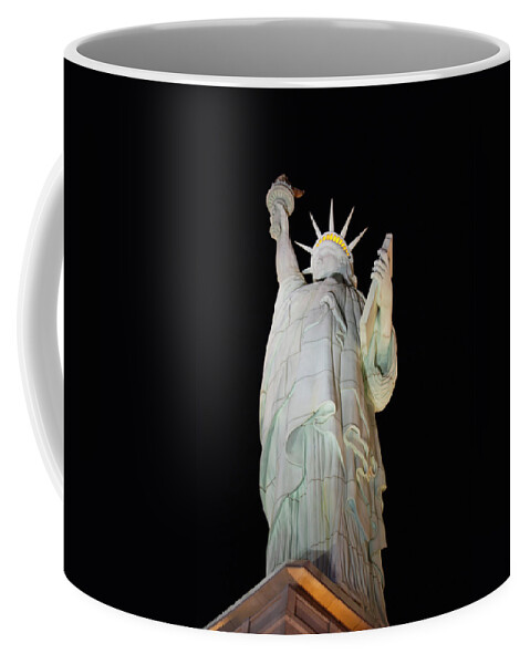 Statues Coffee Mug featuring the photograph Statue of Liberty.... Not by John Schneider