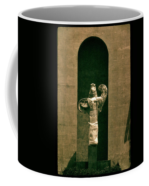 Art Deco Statue Coffee Mug featuring the photograph Statues Individual #3 by David Chasey