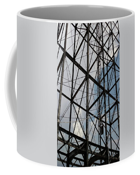 Tampa Structure Mighty Sight Studio Coffee Mug featuring the digital art Steal Mountain by Steve Sperry