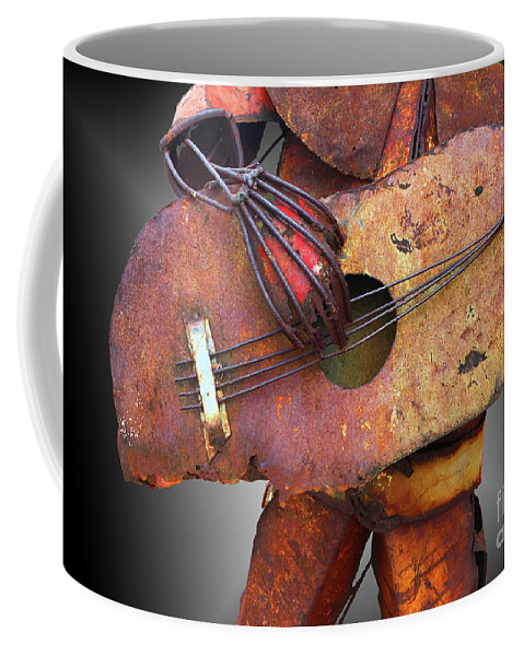 Guitar Coffee Mug featuring the photograph Steel Guitar - or - Too many fingers and not enough strings by Tim Hightower