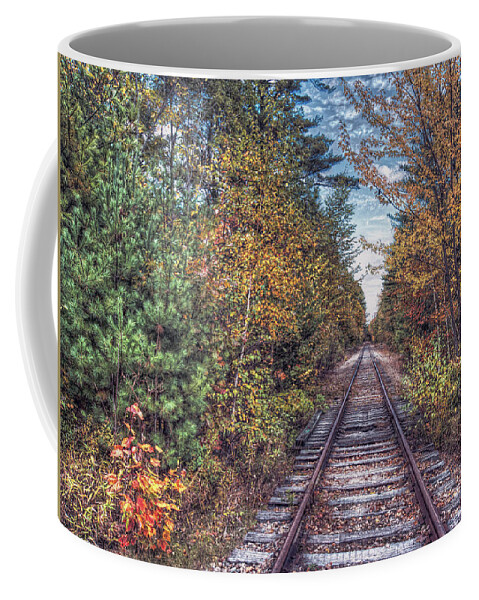 Abandoned Coffee Mug featuring the photograph Steel Rails by Richard Bean