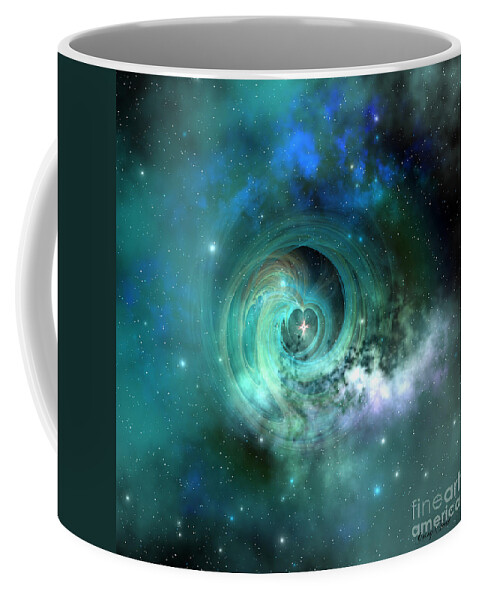 Universe 3d Coffee Mug featuring the painting Stellar Matter by Corey Ford