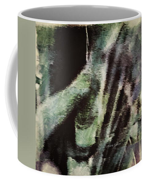Abstract Coffee Mug featuring the photograph Stem Cell Abstract by Lenore Senior