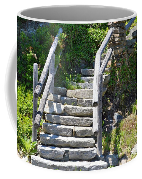 Stairs Coffee Mug featuring the photograph Stepping Up by Charles HALL
