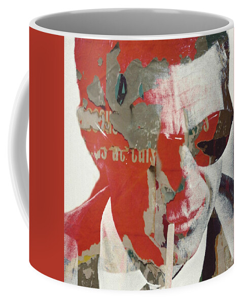 Steve Mcqueen Coffee Mug featuring the digital art Steve McQueen by Paul Lovering