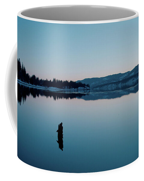 Colville Coffee Mug featuring the photograph Still Blue by Troy Stapek