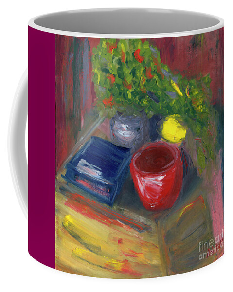 Still Life Coffee Mug featuring the painting Still Life by Ania M Milo