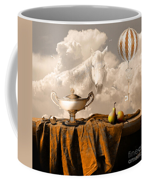 Still Life Coffee Mug featuring the digital art Still Life with Pears by Alexa Szlavics
