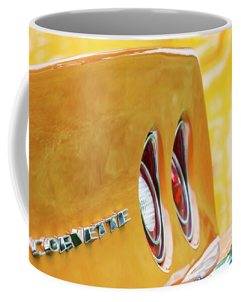 Chevrolet Coffee Mug featuring the photograph Stingray Tail 1 by Dennis Hedberg