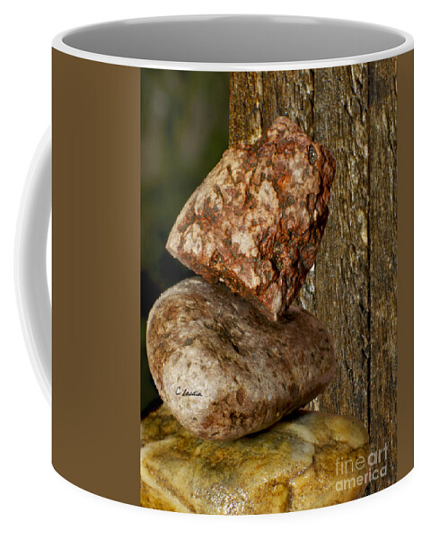 Zen Stones Coffee Mug featuring the photograph Stones by Claudia Ellis