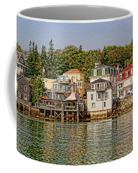 Maine Coffee Mug featuring the photograph Stonington by Laura Mace Rand