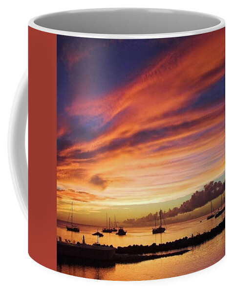 Trinidadandtobago Coffee Mug featuring the photograph Store Bay, Tobago At Sunset
#view by John Edwards