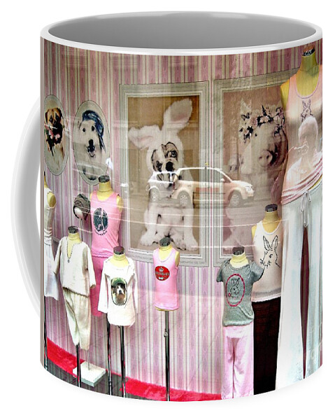 Store Window Coffee Mug featuring the photograph Store Window Dusseldorf by Phyllis Kaltenbach