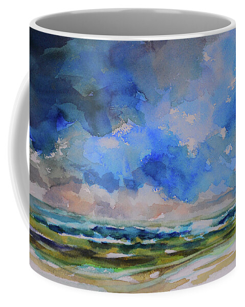Paintings Coffee Mug featuring the painting Storm a comin by Julianne Felton