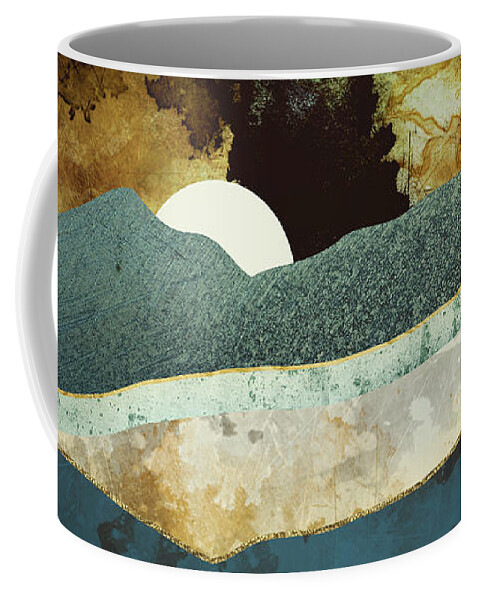 Storm Coffee Mug featuring the digital art Storm Clouds by Spacefrog Designs