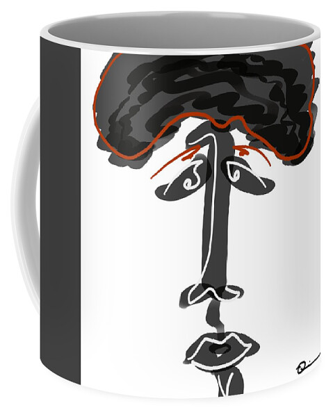 Black Coffee Mug featuring the digital art Storm by Jeffrey Quiros