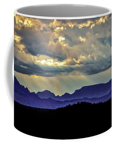 Storm Coffee Mug featuring the photograph Storm over Sedona by Will Wagner