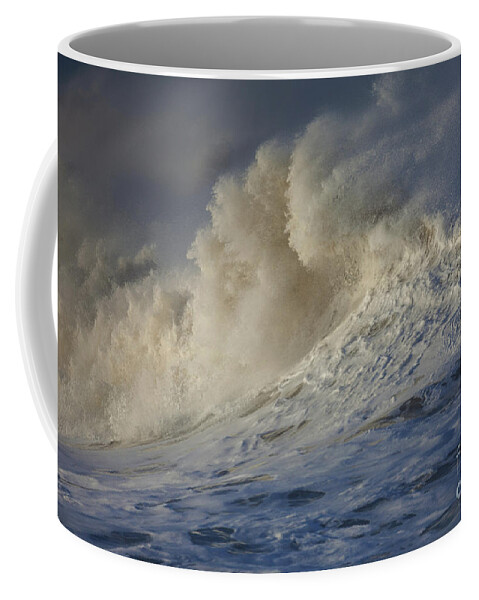 Storm Coffee Mug featuring the photograph Storm Waves by Mark Alder
