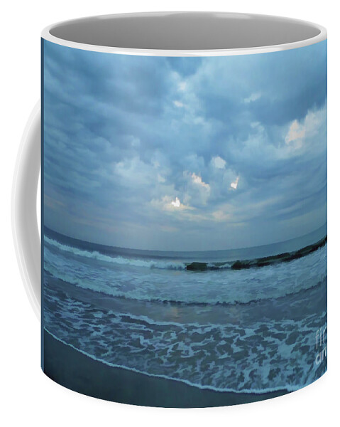 Sunrise Coffee Mug featuring the photograph Stormy Morning by D Hackett