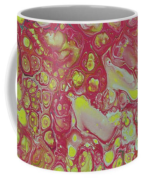 Fluid Coffee Mug featuring the painting Strawberry Lemonade by Jennifer Walsh