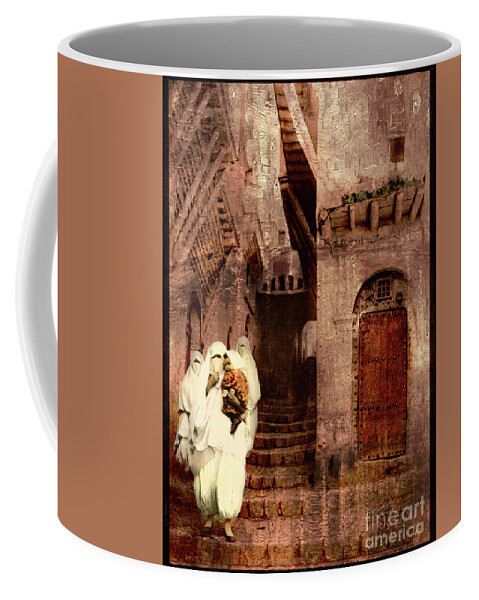 Algeria Coffee Mug featuring the photograph Streets of Camels in Algeria by Carlos Diaz