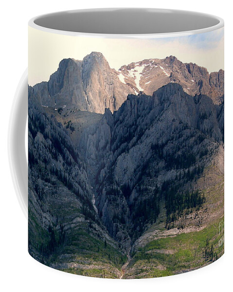 Rockies Coffee Mug featuring the photograph Strength by Elfriede Fulda