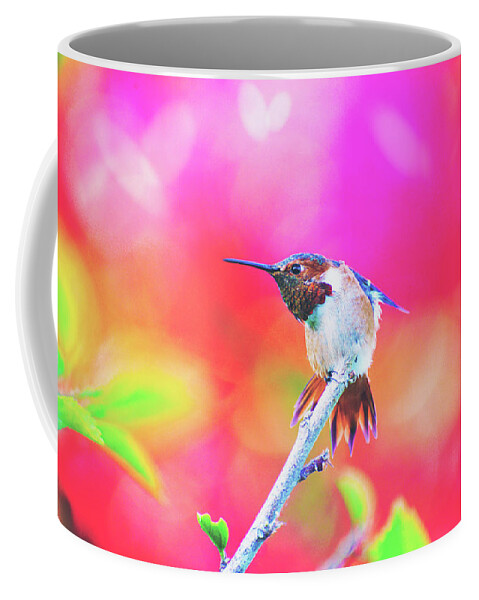Hummingbirds Coffee Mug featuring the photograph Stretch by Lynn Bauer