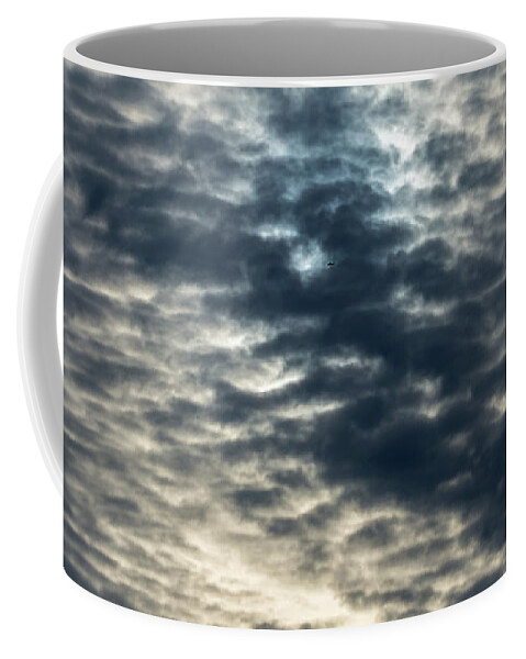 Sky Coffee Mug featuring the photograph Striated Clouds by Douglas Killourie
