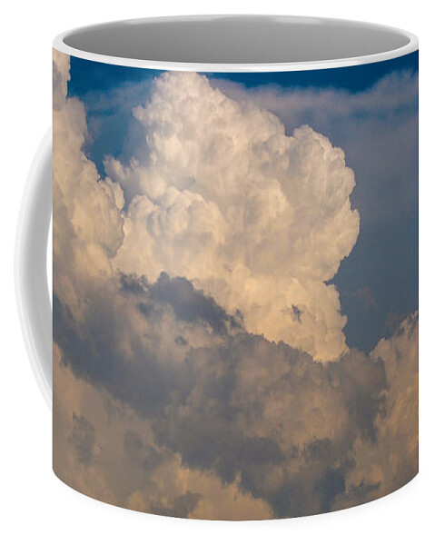 Nebraskasc Coffee Mug featuring the photograph Strong Nebraska Thunderstorm Cells by NebraskaSC