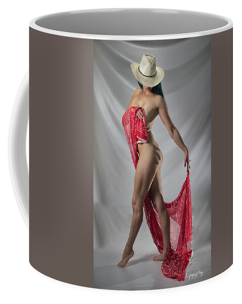 Cowgirl Coffee Mug featuring the photograph Strong Sexy Cowgirl by Gregory Daley MPSA