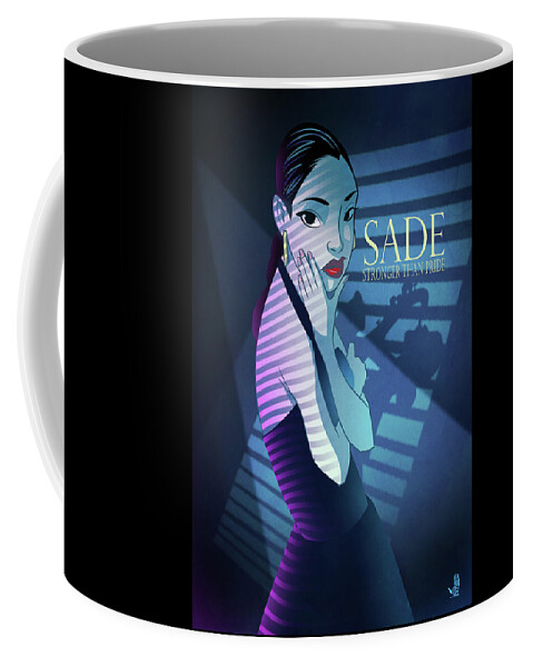 Sade Coffee Mug featuring the digital art Stronger Than Pride by Nelson Dedos Garcia