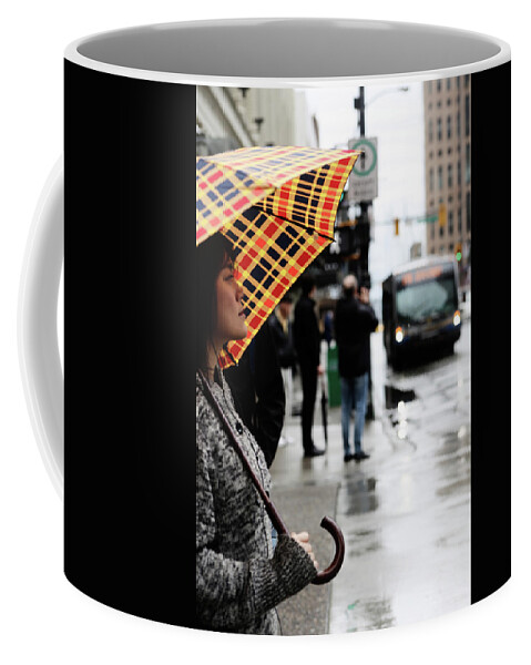 Street Photography Coffee Mug featuring the photograph Stuck down by J C