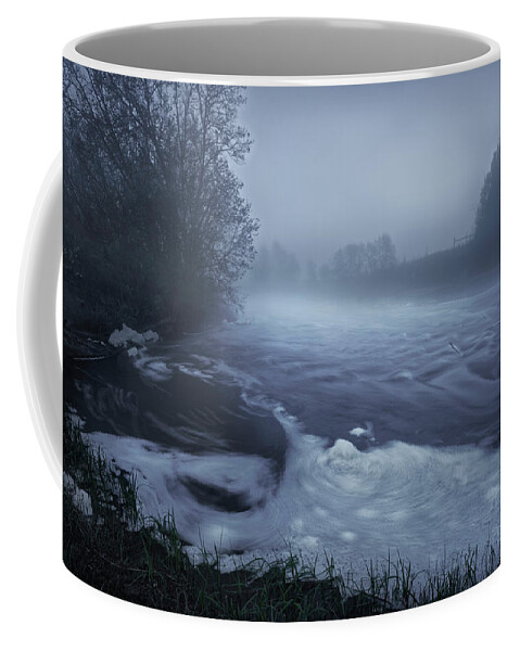 River Coffee Mug featuring the photograph Sturgeon River by Dan Jurak