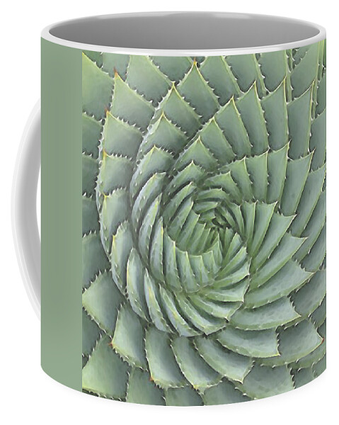 Succulents Coffee Mug featuring the digital art Succulent 1 by David Hansen