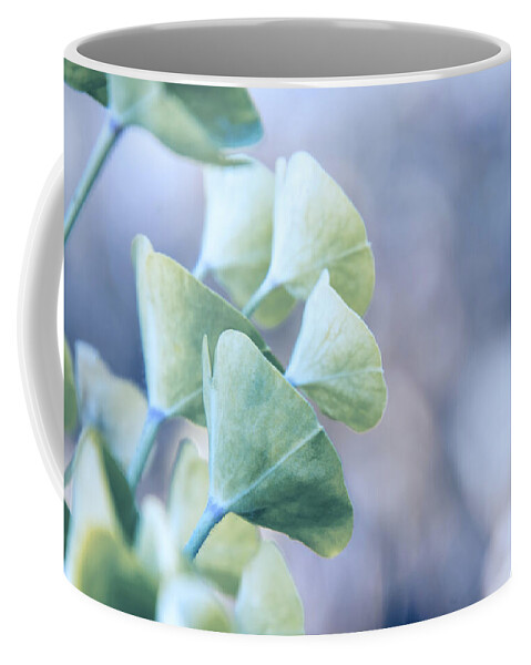Succulents Coffee Mug featuring the digital art Succulent Blues by Terry Davis