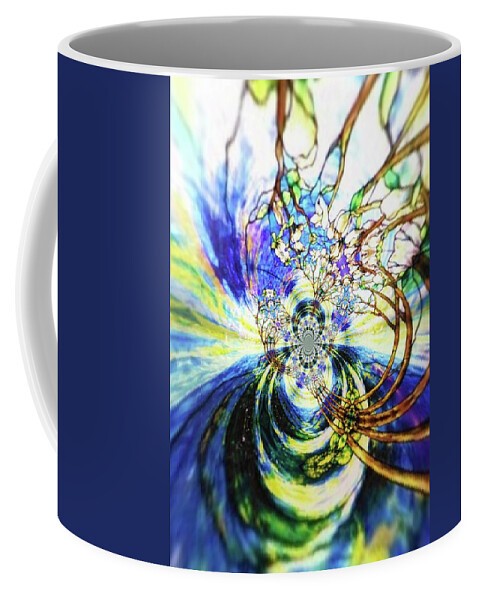 Abstract Coffee Mug featuring the photograph Sucked into the Vortex by Stacie Siemsen
