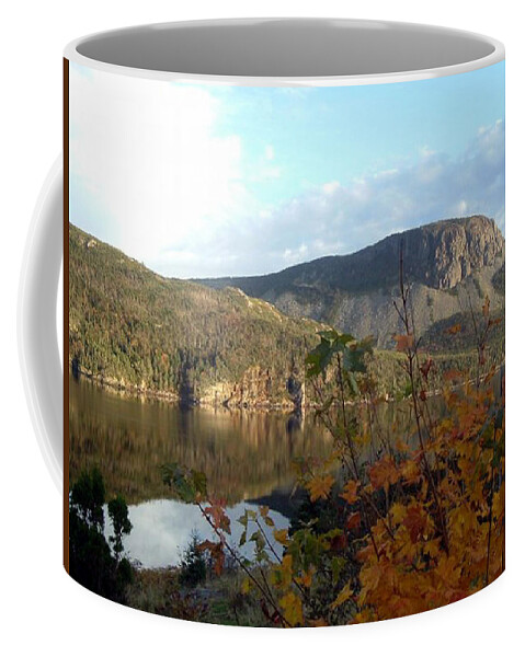Sugarloaf Hill Coffee Mug featuring the photograph Sugarloaf Hill in Autumn by Barbara A Griffin