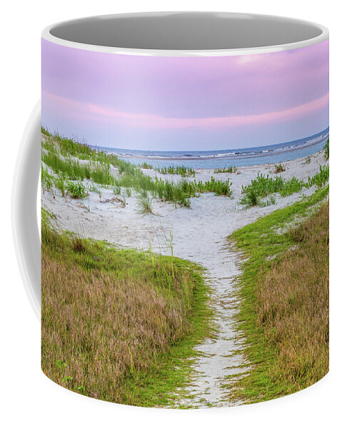 Sullivan's Island Coffee Mug featuring the photograph Sullivan's Island Natural Beauty by Donnie Whitaker