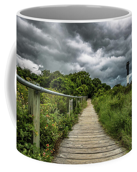 Sullivan's Island Coffee Mug featuring the photograph Sullivan's Island Summer Storm Clouds by Donnie Whitaker