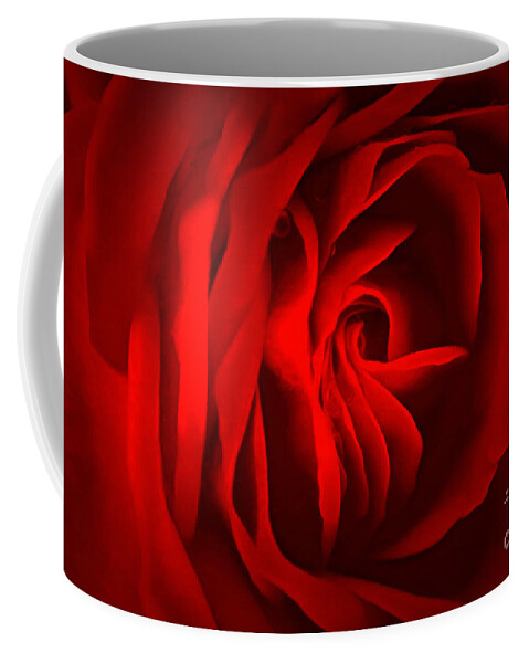 Rose Coffee Mug featuring the photograph Sultry Mood by Krissy Katsimbras