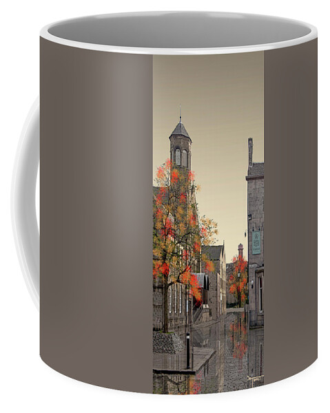 Lancaster Coffee Mug featuring the digital art Sulyard Street from Dalton Square by Joe Tamassy