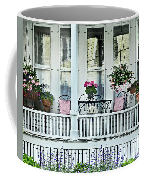 Porch Coffee Mug featuring the photograph Summer Breezes by Dianne Morgado