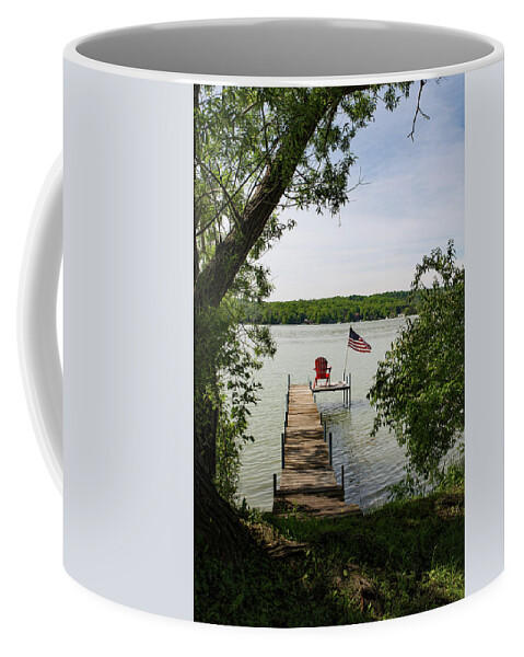 Wisconsin Coffee Mug featuring the photograph Summer Days on Lake Como by Kathleen Scanlan
