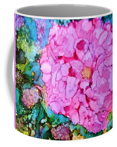 Flower Coffee Mug featuring the painting Summer Delight by Eunice Warfel
