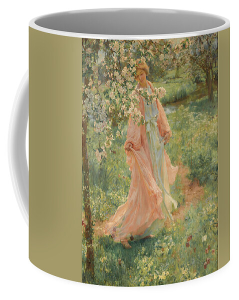 Herbert Arnould Olivier (summer Has Come In) 1902 Coffee Mug featuring the painting Summer Has Come by MotionAge Designs
