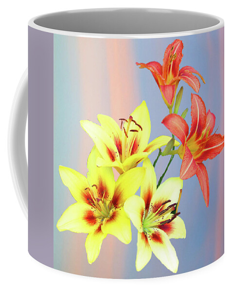 Flowers Coffee Mug featuring the photograph Summer Iris by Newwwman