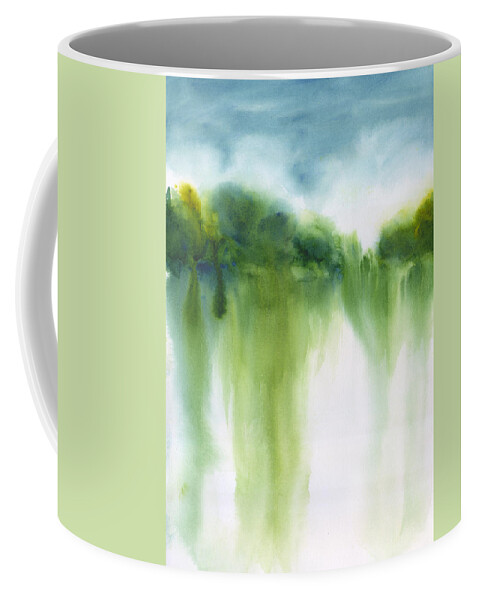 Summer Landscape 3 Coffee Mug featuring the painting Summer Landscape 3 by Frank Bright