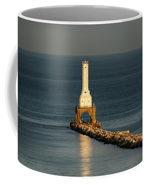  Coffee Mug featuring the photograph Summer Lighthouse by Dan Hefle
