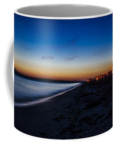 Freedom Coffee Mug featuring the photograph Summer Night at the Beach by Pelo Blanco Photo